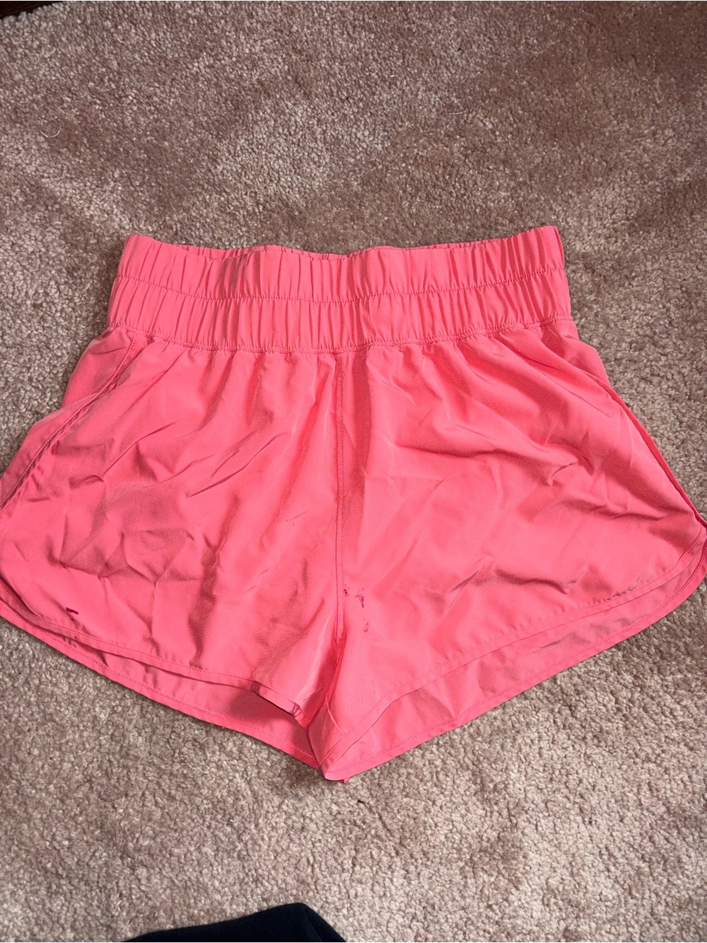 Yogalicious Bright Coral Athletic Shorts